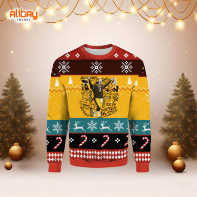 Jack Lambert Pittsburgh Steelers Festive Holiday Sweater