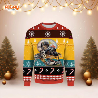 Jack Lambert Pittsburgh Steelers Ugly Christmas Sweater