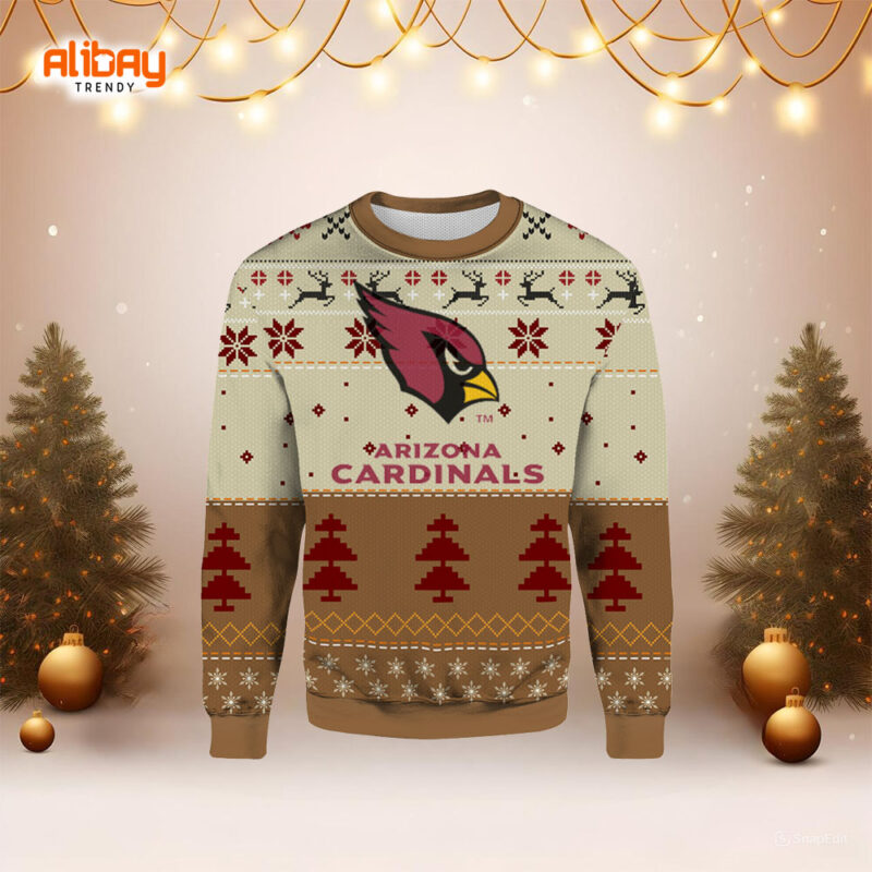 Logo Arizona Cardinals Ugly Christmas Sweater