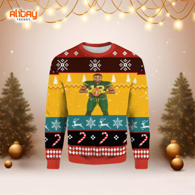 Malik Heath Green Bay Packers Ugly Christmas Sweater
