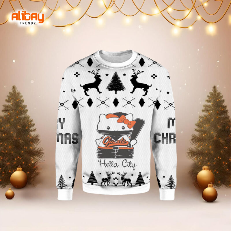 Mickey San Francisco Giants Ugly Christmas Sweater