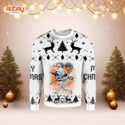 Mike Yastrzemski San Francisco Giants Ugly Christmas Sweater