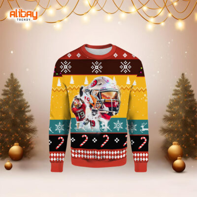 NFL Deebo Samuel 49ers Ugly Christmas Sweater