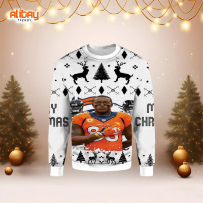 NFL Demaryius Thomas Broncos Ugly Sweater