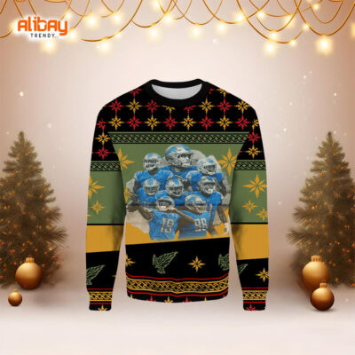 NFL Detroit Lions Team Ugly Christmas Sweater