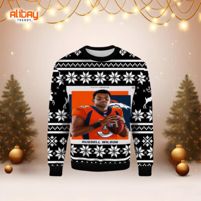 NFL Russell Wilson Ugly Christmas Sweater