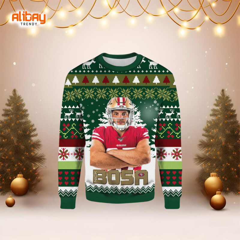 NFL San Francisco 49ers Nick Bosa Ugly Sweater