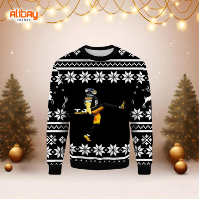 NFL TJ Watt Pittsburgh Steelers Ugly Christmas Sweater