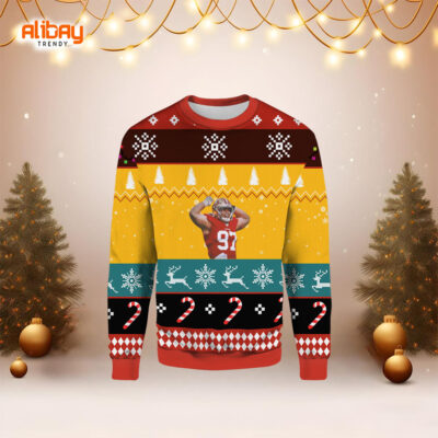 Nick Bosa Defensive Rookie of The Year Ugly Sweater