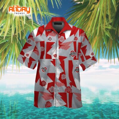 Ohio State Buckeye Summer Sizzle Hawaiian Shirt