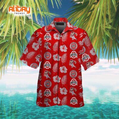 Ohio State Buckeyes Seaside Serenity Hawaiian Shirt