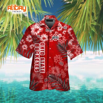 Ohio State Buckeyes Tropical Hawaiian Shirt