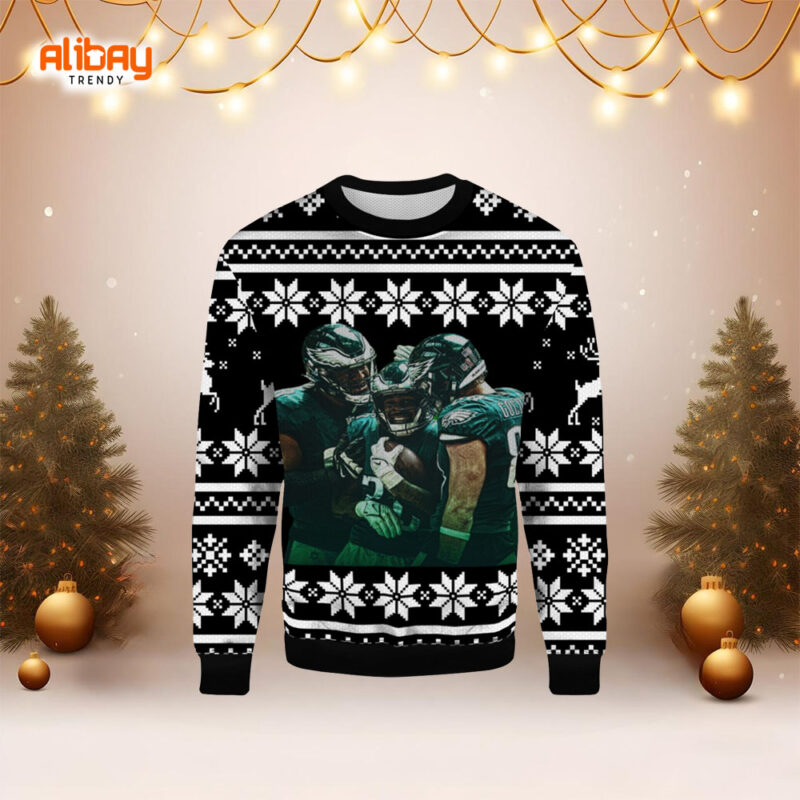 Philadelphia Eagles Go Birds Ugly Christmas Sweater