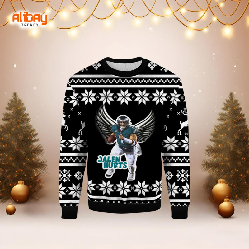 Philadelphia Eagles Quarterback Jalen Hurts Ugly Sweater