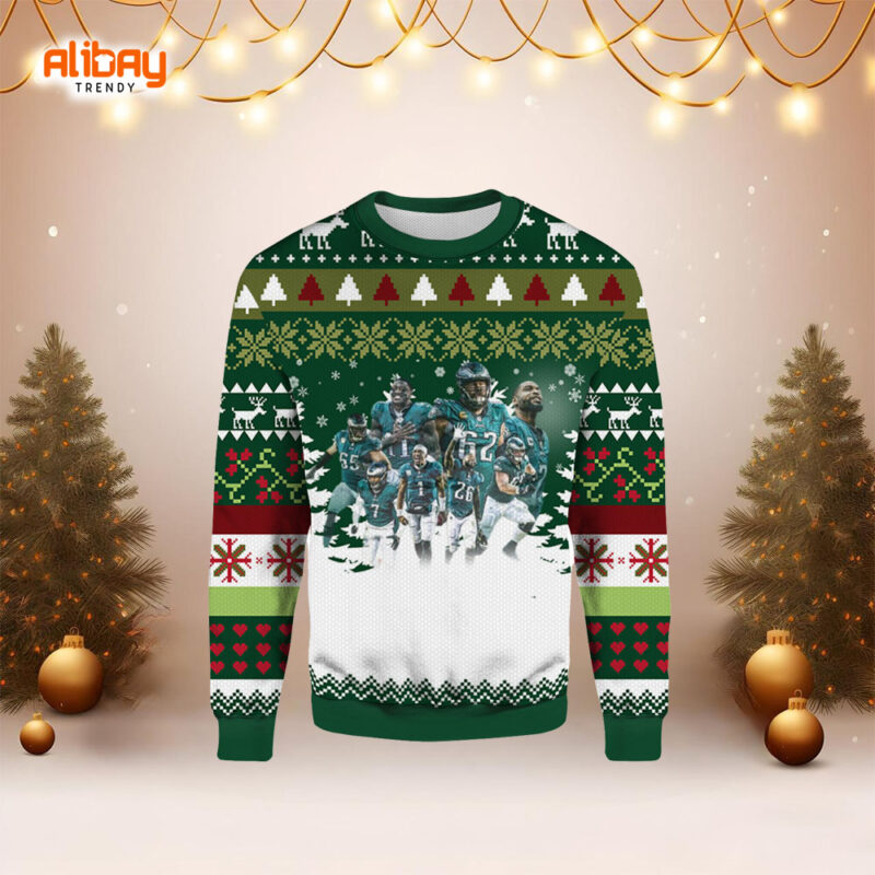 Pro Bowl Games Philadelphia Eagles Ugly Christmas Sweater