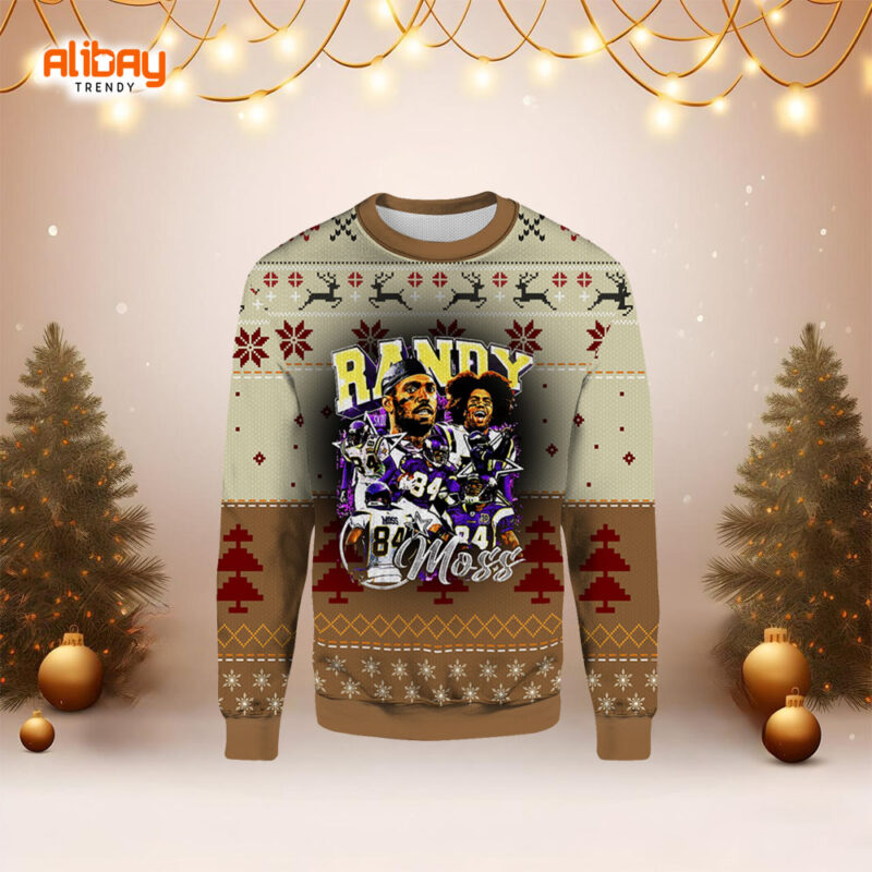 Randy Moss San Francisco 49ers Ugly Christmas Sweater