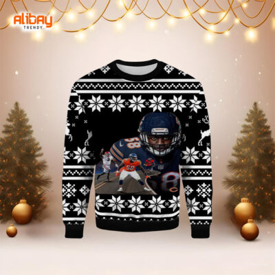 Roman Smith Chicago Bears Ugly Christmas Sweater
