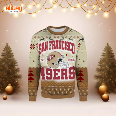 San Francisco 49ers EST 1946 Ugly Christmas Sweater