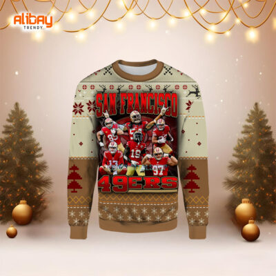 San Francisco Football Team Ugly Christmas Sweater