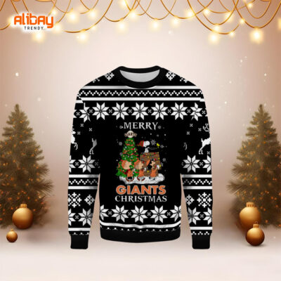 San Francisco Giants Baby Yoda Ugly Christmas Sweater