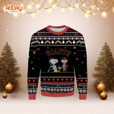 San Francisco Giants Mickey Mouse Ugly Christmas Sweater