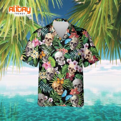 Skull Fest Halloween Hawaiian Shirt