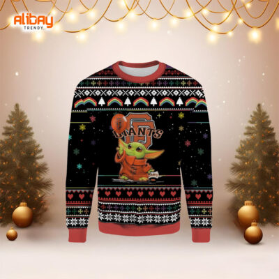 Snoopy Charlie Brown San Francisco Giants Ugly Christmas Sweater