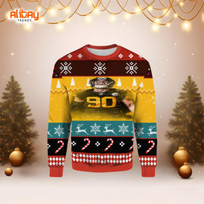 TJ Watt Pittsburgh Steelers Ugly Sweater