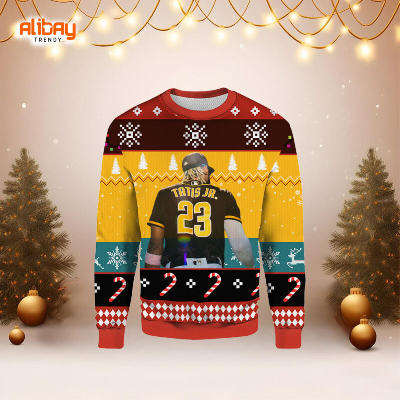 Tatis JR. 23 San Diego Padres Ugly Christmas Sweater