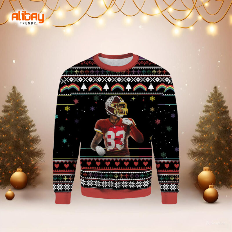 Terry Mclaurin 17 Ohio State Buckeyes Ugly Sweater