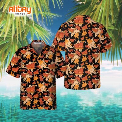 Thanksgiving Tropical Turkey Paradise Patterns Shirt