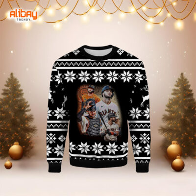 The Grinch San Francisco Giants Baseball Ugly Christmas Sweater