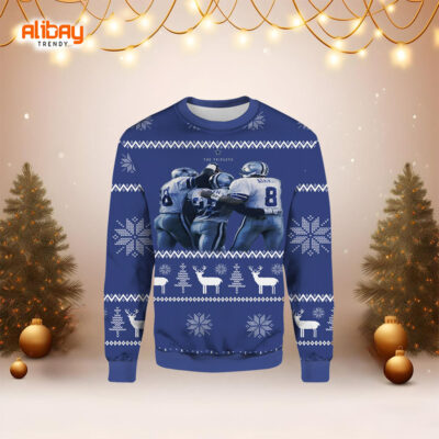 The Triplets Dallas Cowboys Ugly Christmas Sweater