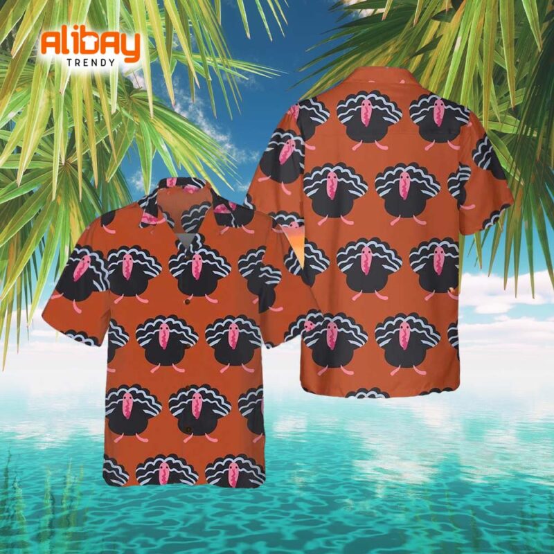 Turkey Thanksgiving Hawaiian Shirt