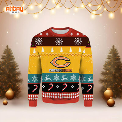Vintage Chicago Bears Ugly Christmas Sweater