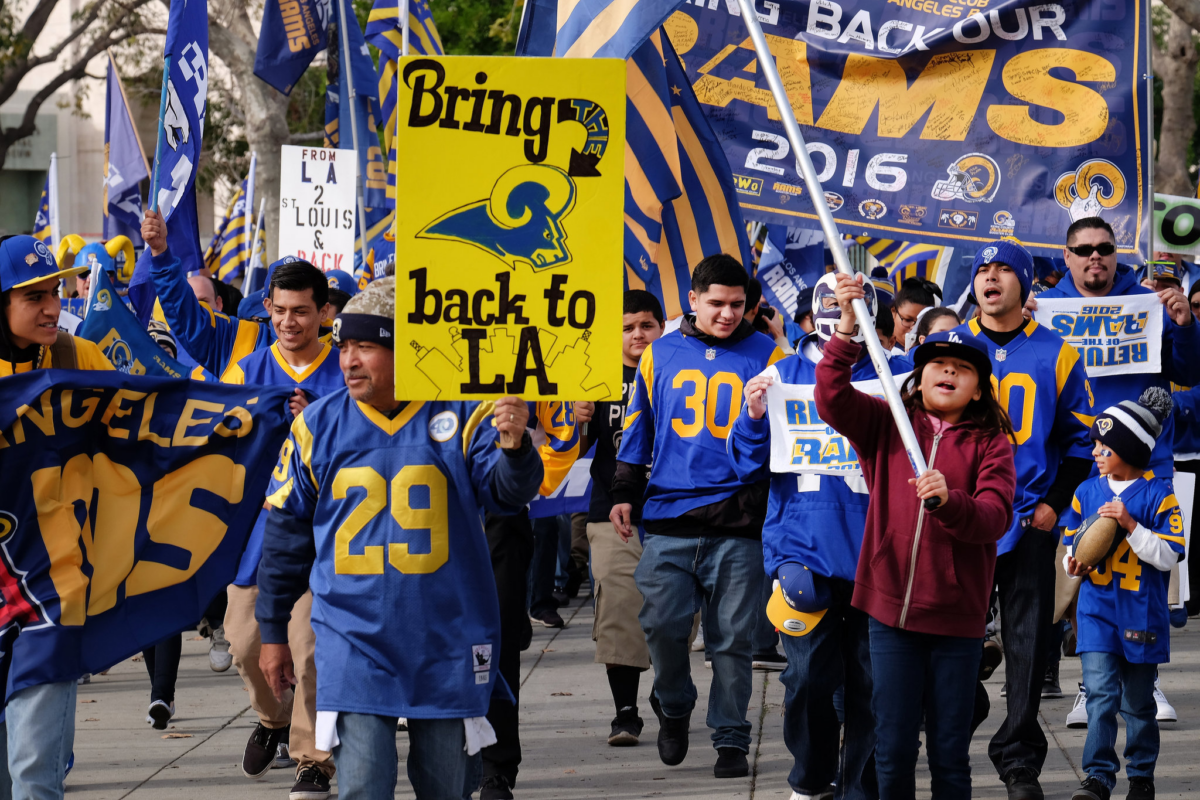 When Did the Rams Move Back to Los Angeles?