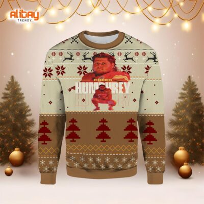 Creed Humphrey Kansas City Chiefs Ugly Sweater