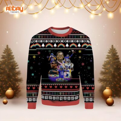 Franchise Record Justin Jefferson Ugly Sweater