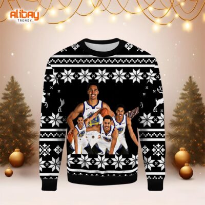 Jordan Poole Ugly Christmas Sweater