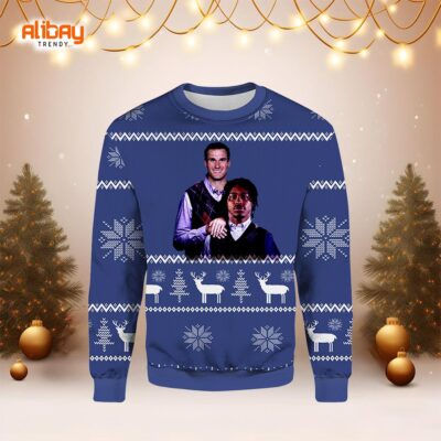 Justin Jefferson Kirk Cousins Ugly Christmas Sweater