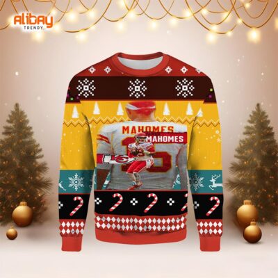 Kansas City Chiefs Quarterback Patrick Mahomes Ugly Sweater