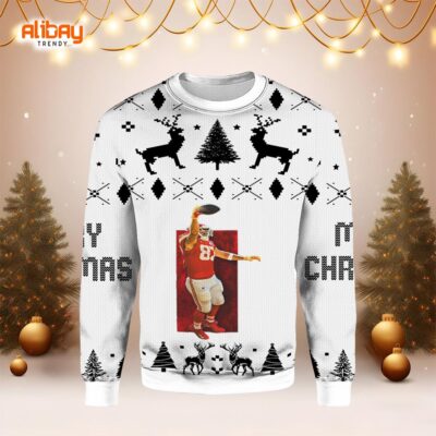 Kansas City Chiefs TE Travis Kelce Ugly Sweater