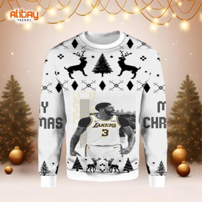 Lakers Anthony Davis Ugly Sweater