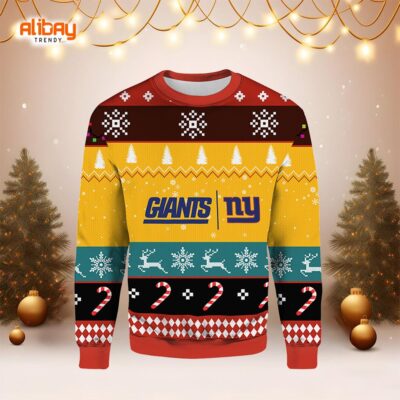 Logo Giants NY Ugly Christmas Sweater