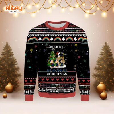 Merry Christmas Snoopy Los Angeles Rams Ugly Sweater