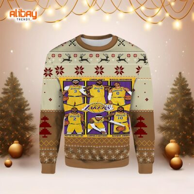 NBA Los Angeles Lakers Poster Team Ugly Sweater