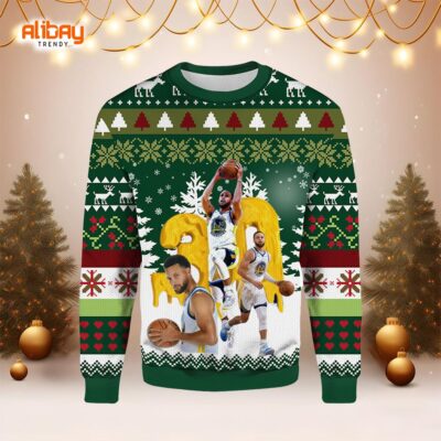 NBA Stephen Curry Warriors Ugly Christmas Sweater