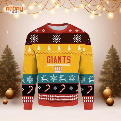 NFL Giants NY Ugly Christmas Sweater