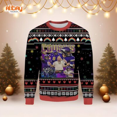 NFL Kirk Cousins Minnesota Vikings Ugly Sweater