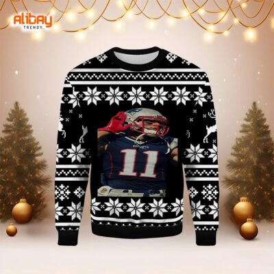 NFL New England Patriots Julian Edelman Ugly Sweater